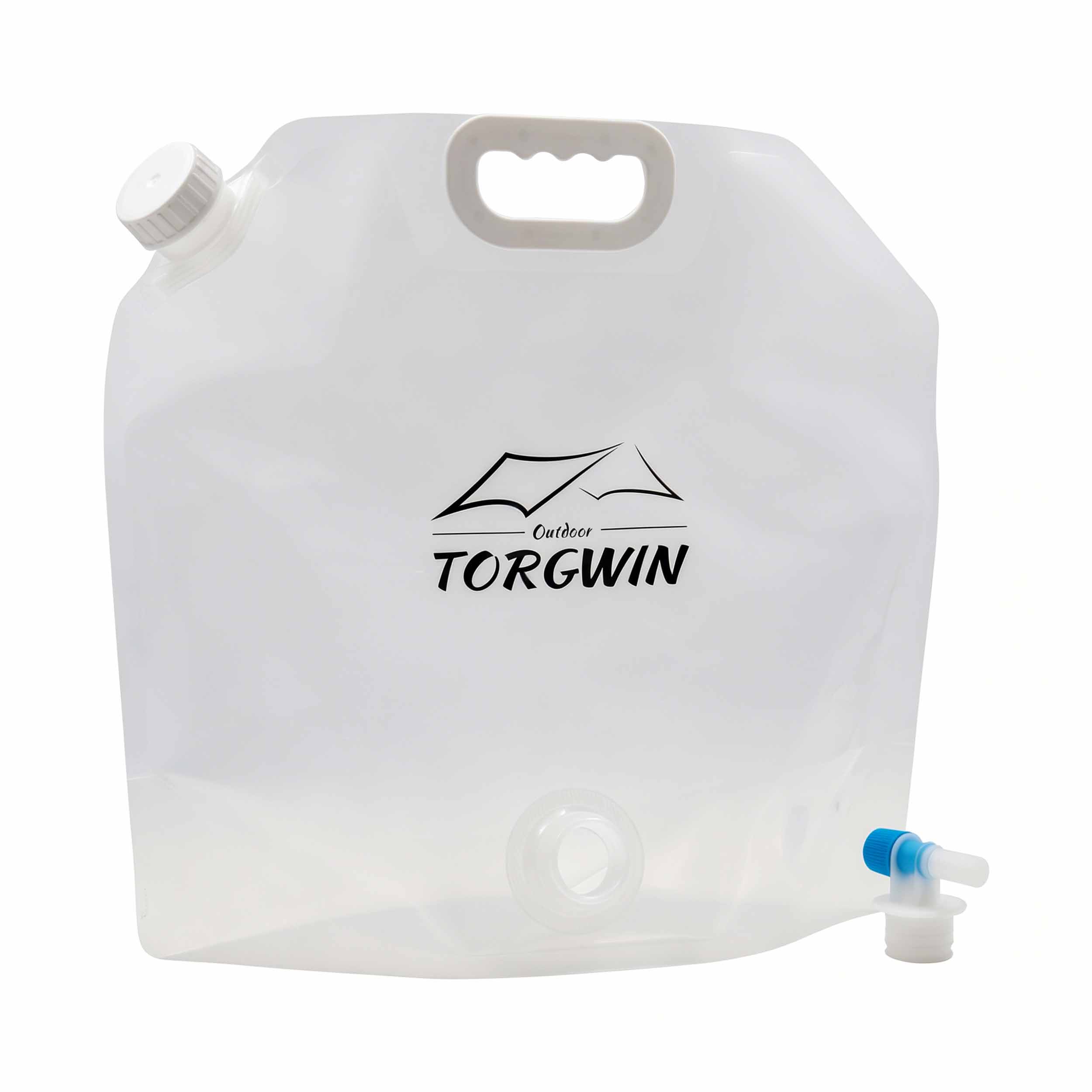 Складной резервуар для воды 10л с клапаном, портативный TORGWIN / H271467