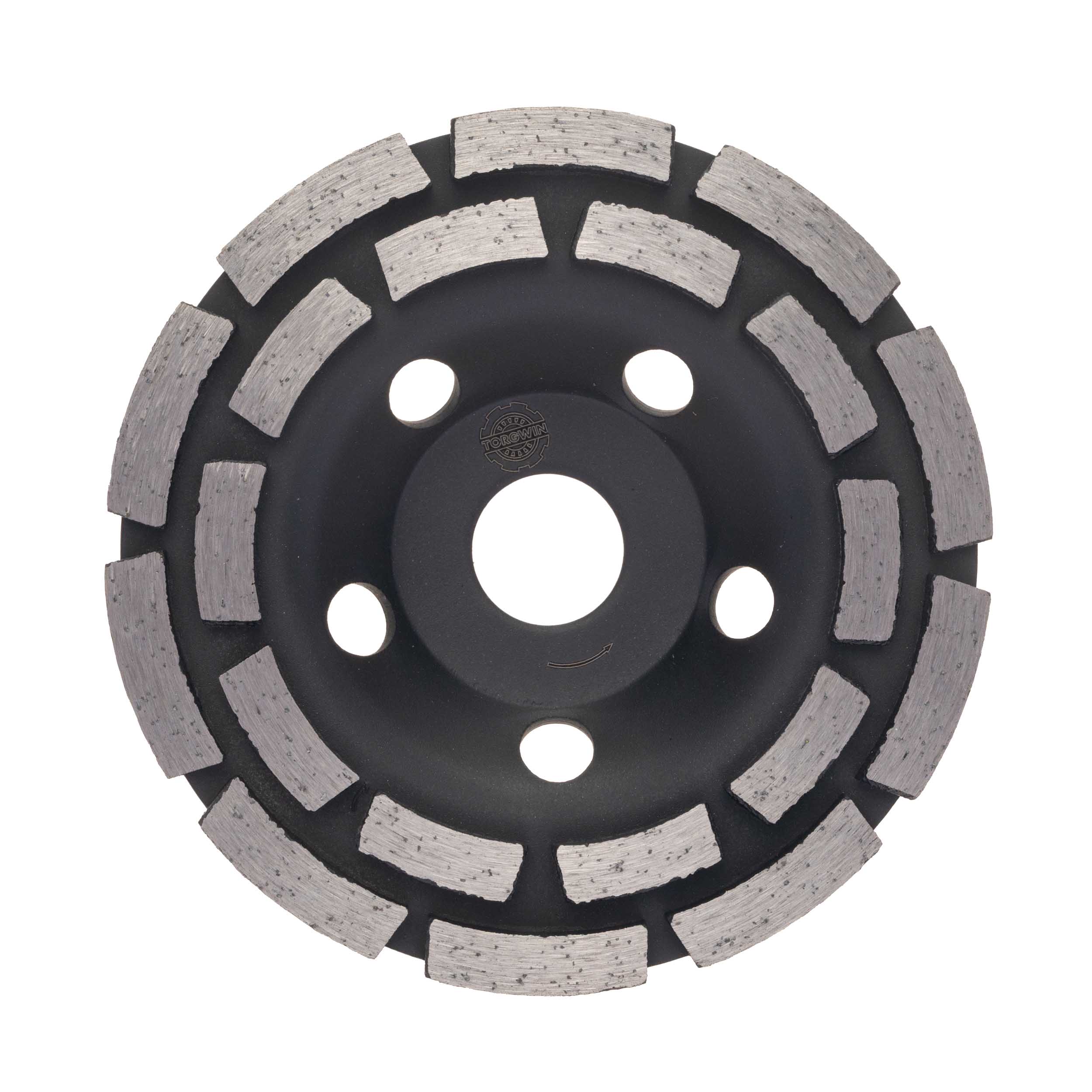Чашка алмазная TORGWIN двухрядная сегментная 125х22,23х8х8 ХП Standard plus / T1365862