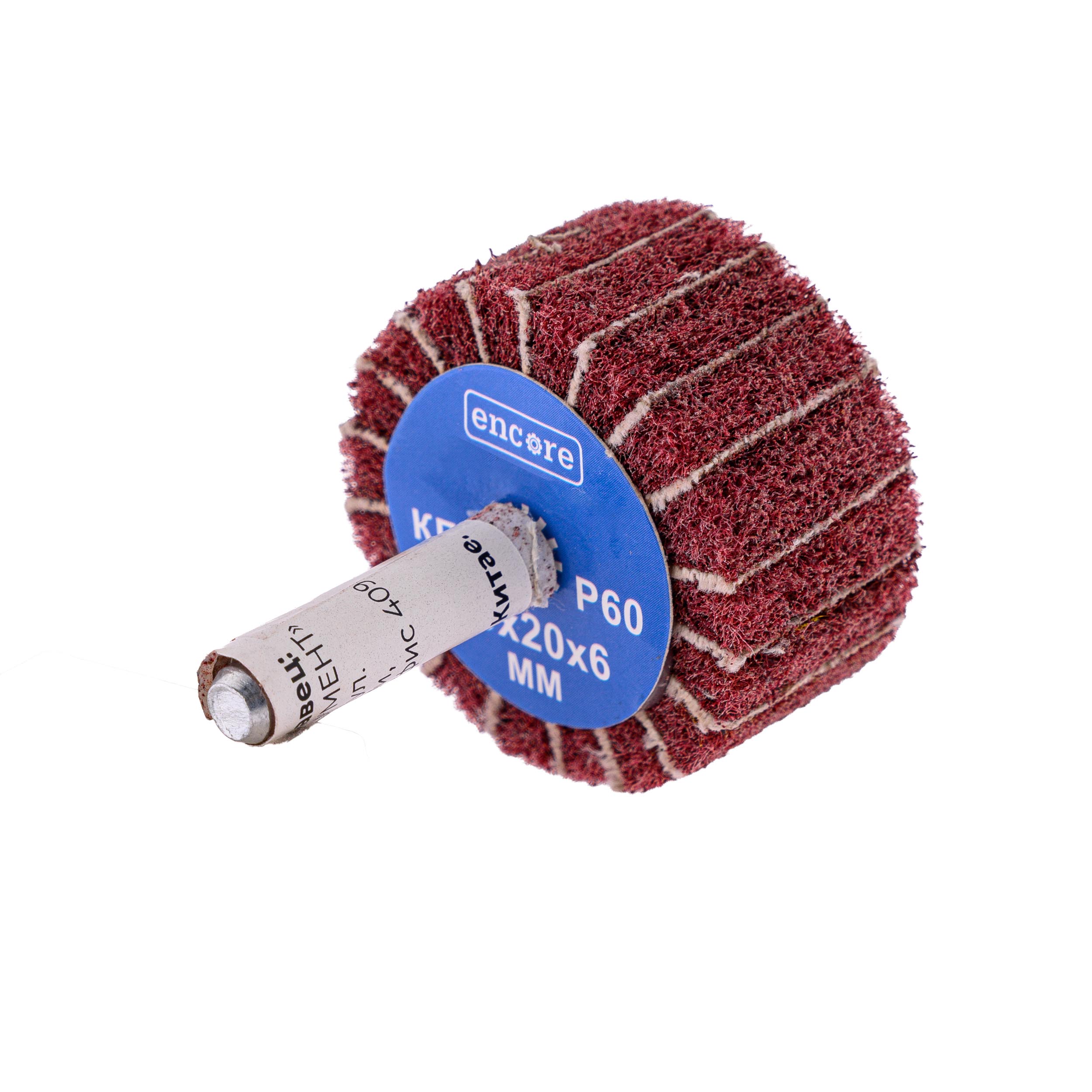 Круг лепестковый радиальный комбинированный Ø40х20 хв-к 6 мм P60 ENCORE / T1524315