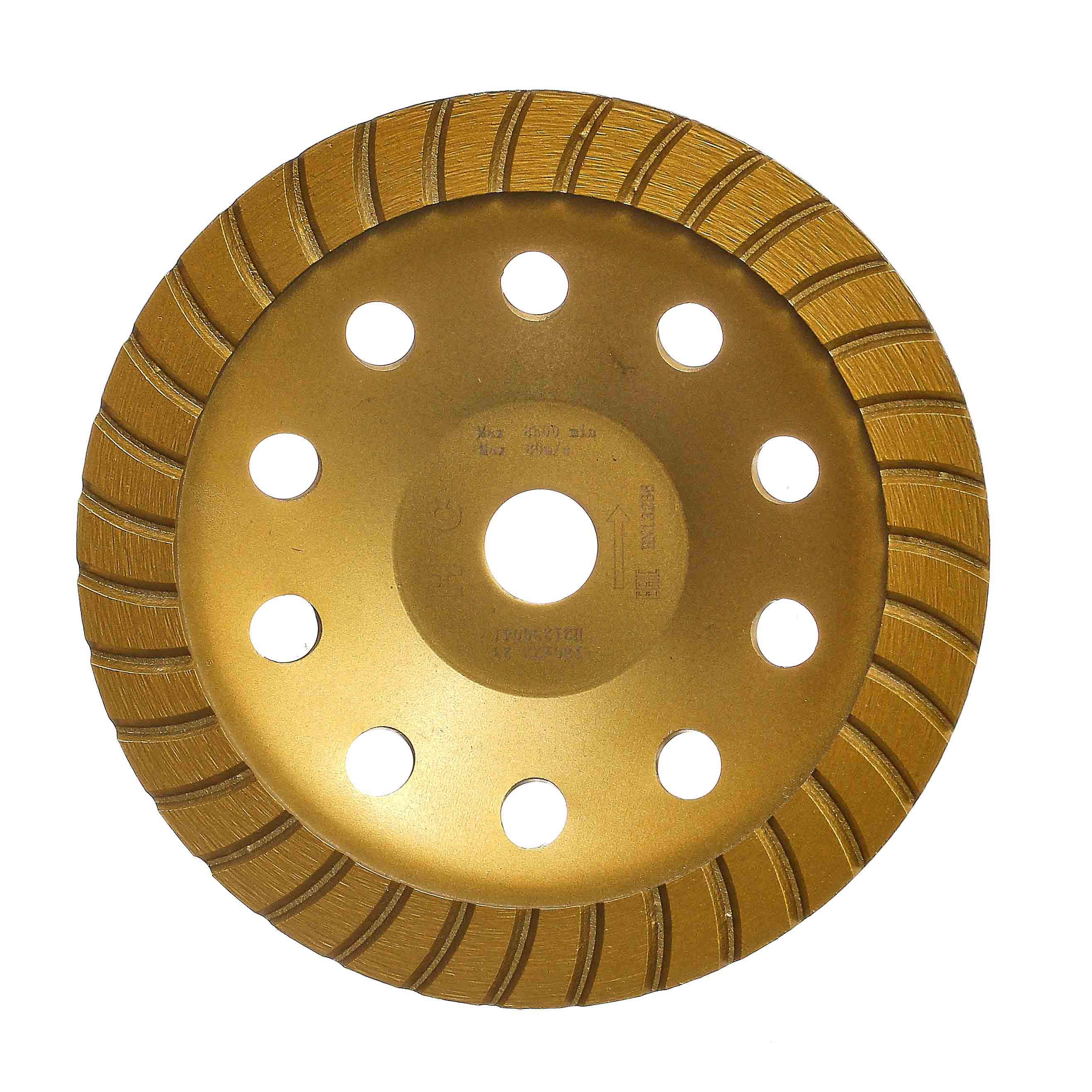 Чашка алмазная HUA CHANG однорядная сегментная турбо 180х22,23х20х5 ХП Standard / H21230041